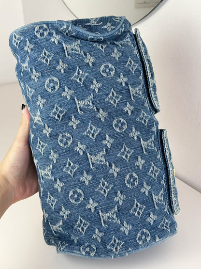 Louis Vuitton Vintage Denim Neo Speedy Handbag