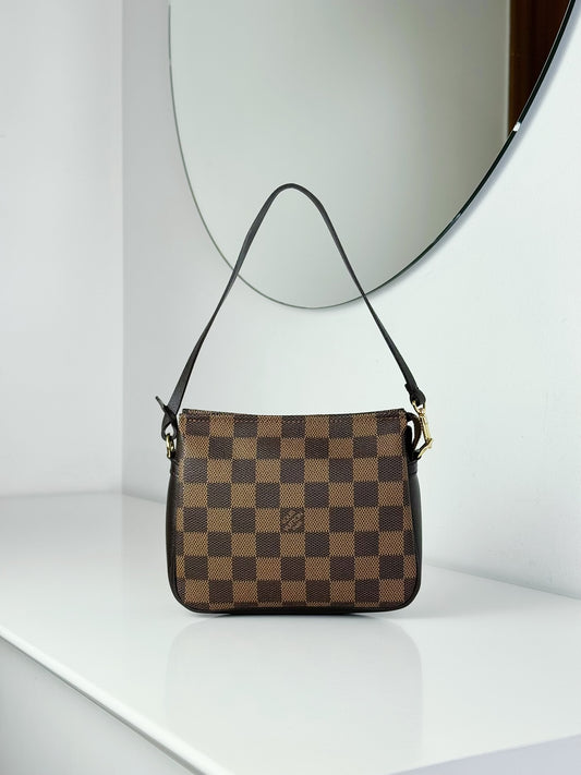 Louis Vuitton Vintage Damier Trousse Pochette Shoulder Crossbody Bag