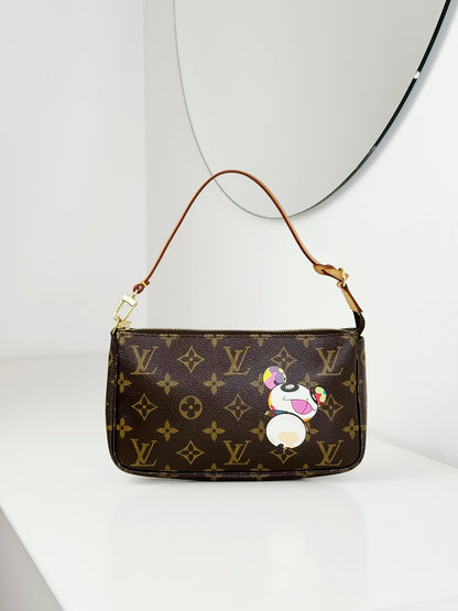 Louis Vuitton Takashi Murakami Panda Pochette Accessoires Shoulder Crossbody Bag