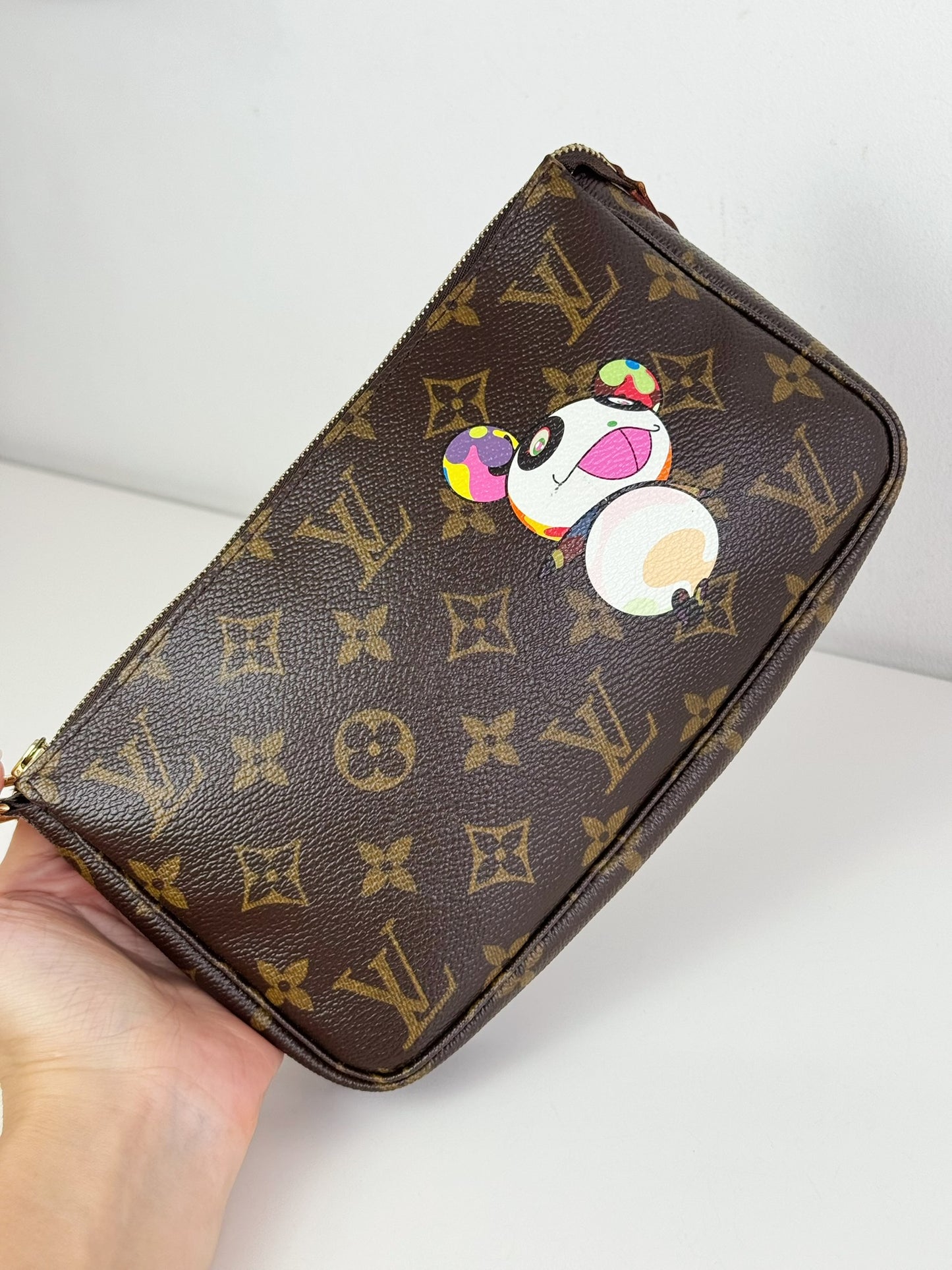 Louis Vuitton Takashi Murakami Panda Pochette Accessoires Shoulder Crossbody Bag