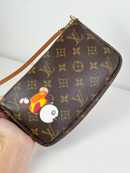 Louis Vuitton Takashi Murakami Panda Pochette Accessoires Shoulder Crossbody Bag