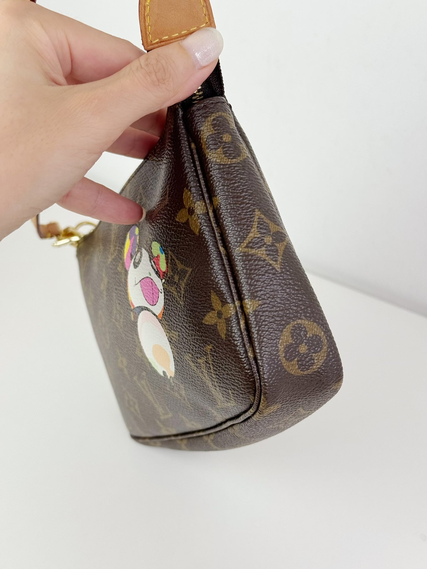 Louis Vuitton Takashi Murakami Panda Pochette Accessoires Shoulder Crossbody Bag