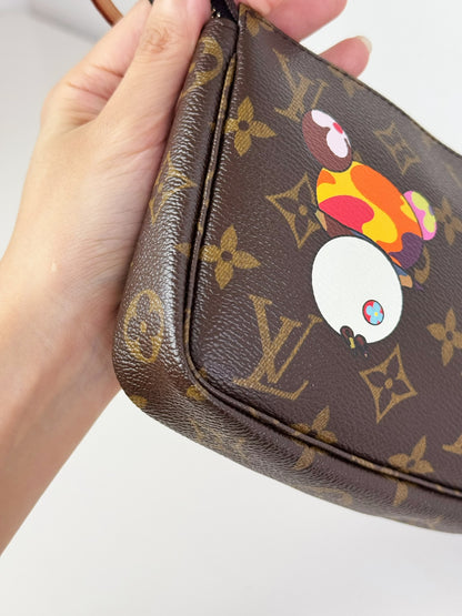 Louis Vuitton Takashi Murakami Panda Pochette Accessoires Shoulder Crossbody Bag