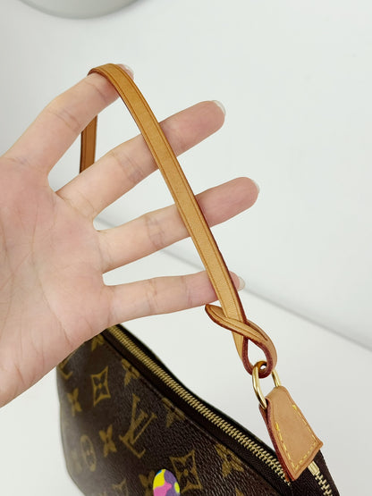 Louis Vuitton Takashi Murakami Panda Pochette Accessoires Shoulder Crossbody Bag
