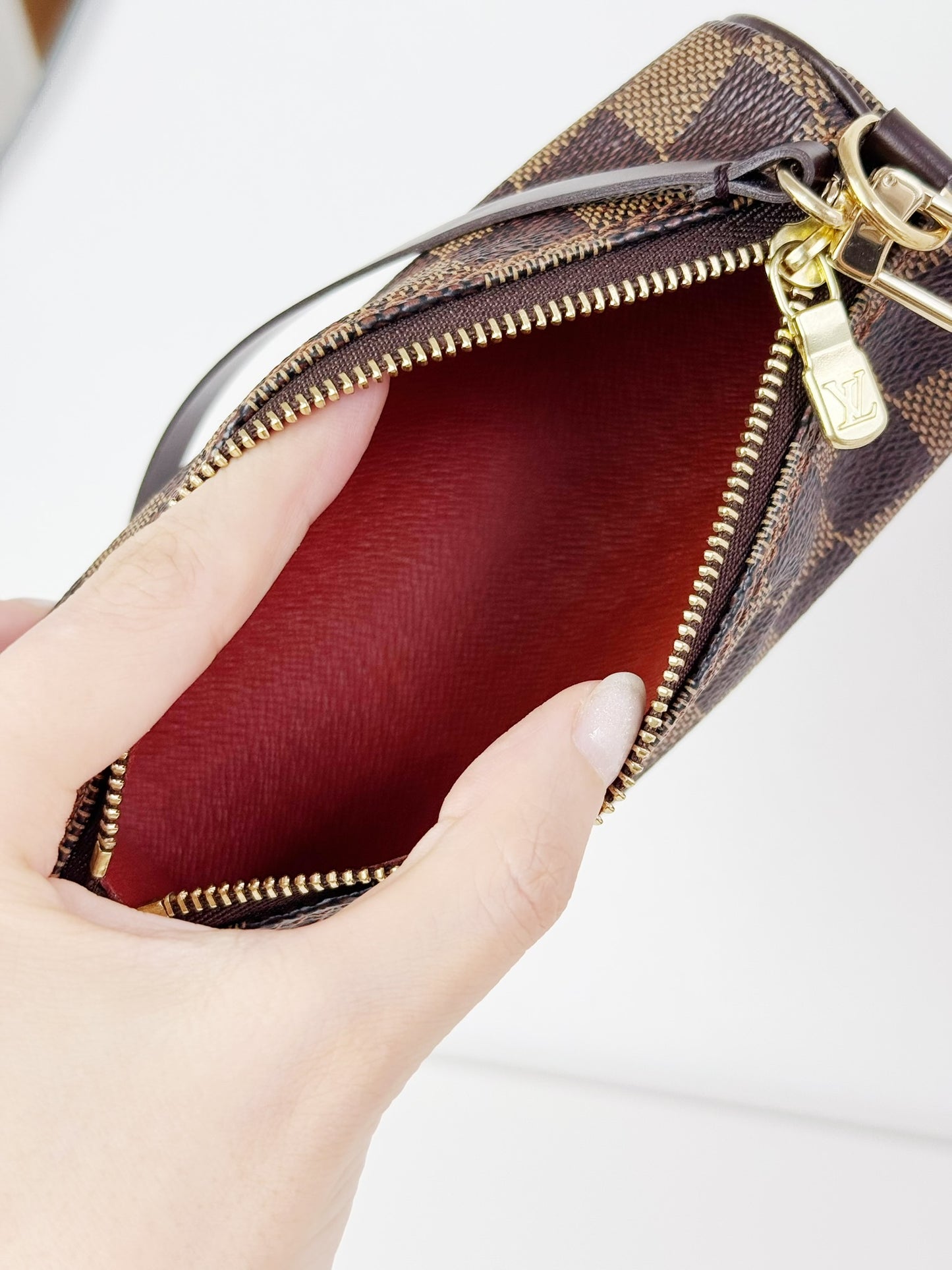 Louis Vuitton Vintage Damier Mini Papillon Handbag Crossbody Bag