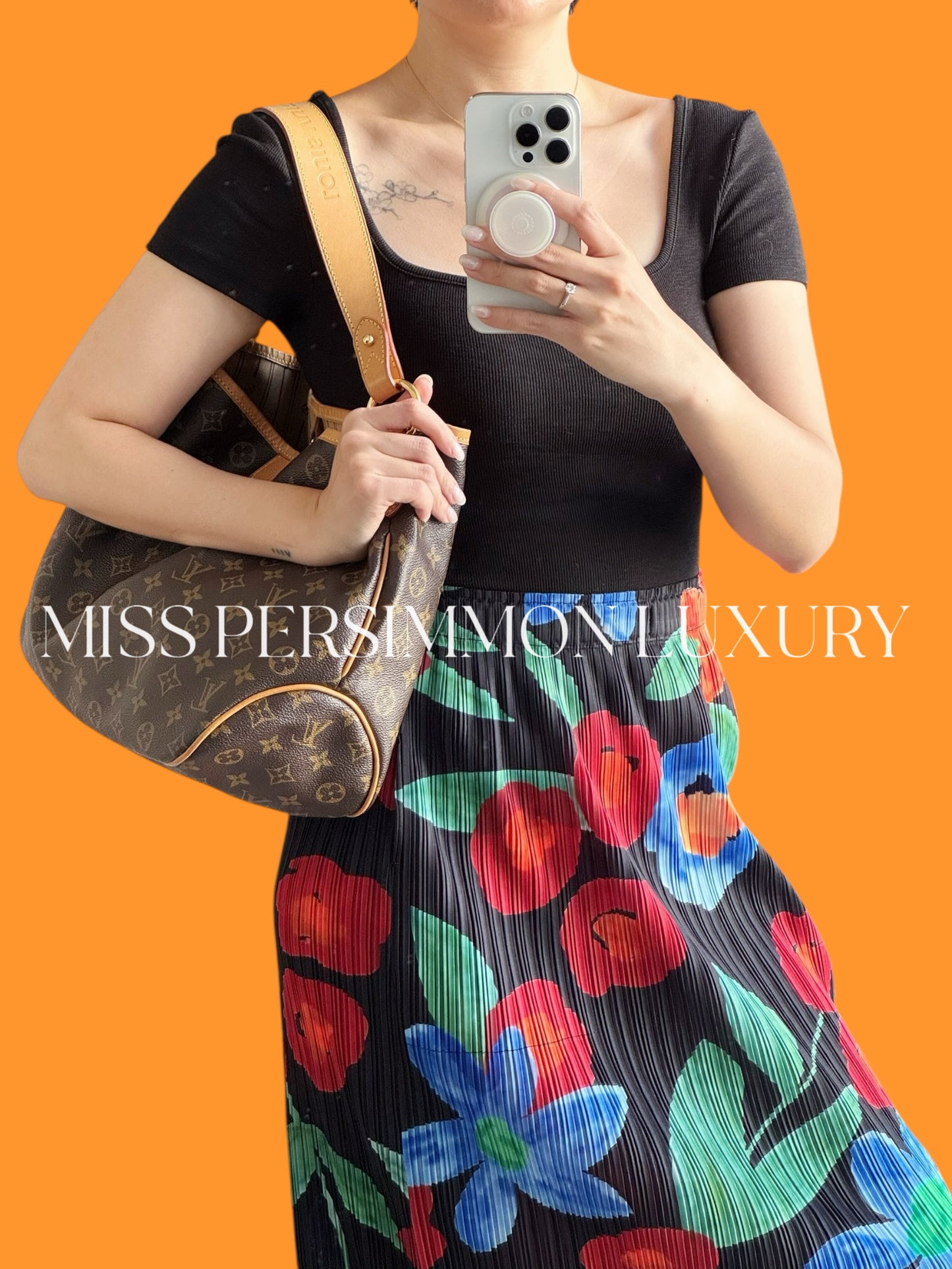 Louis Vuitton Vintage Delightful PM Tote Crossbody Bag