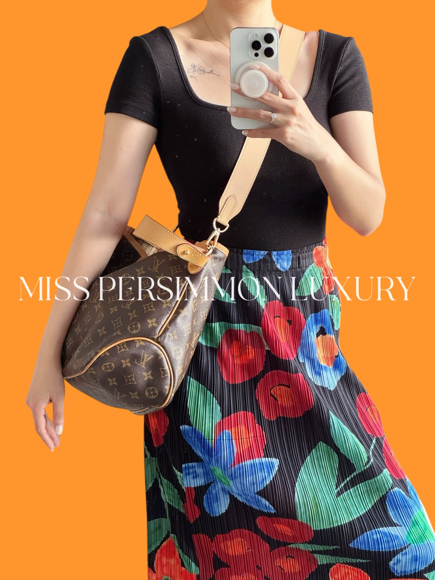 Louis Vuitton Vintage Delightful PM Tote Crossbody Bag
