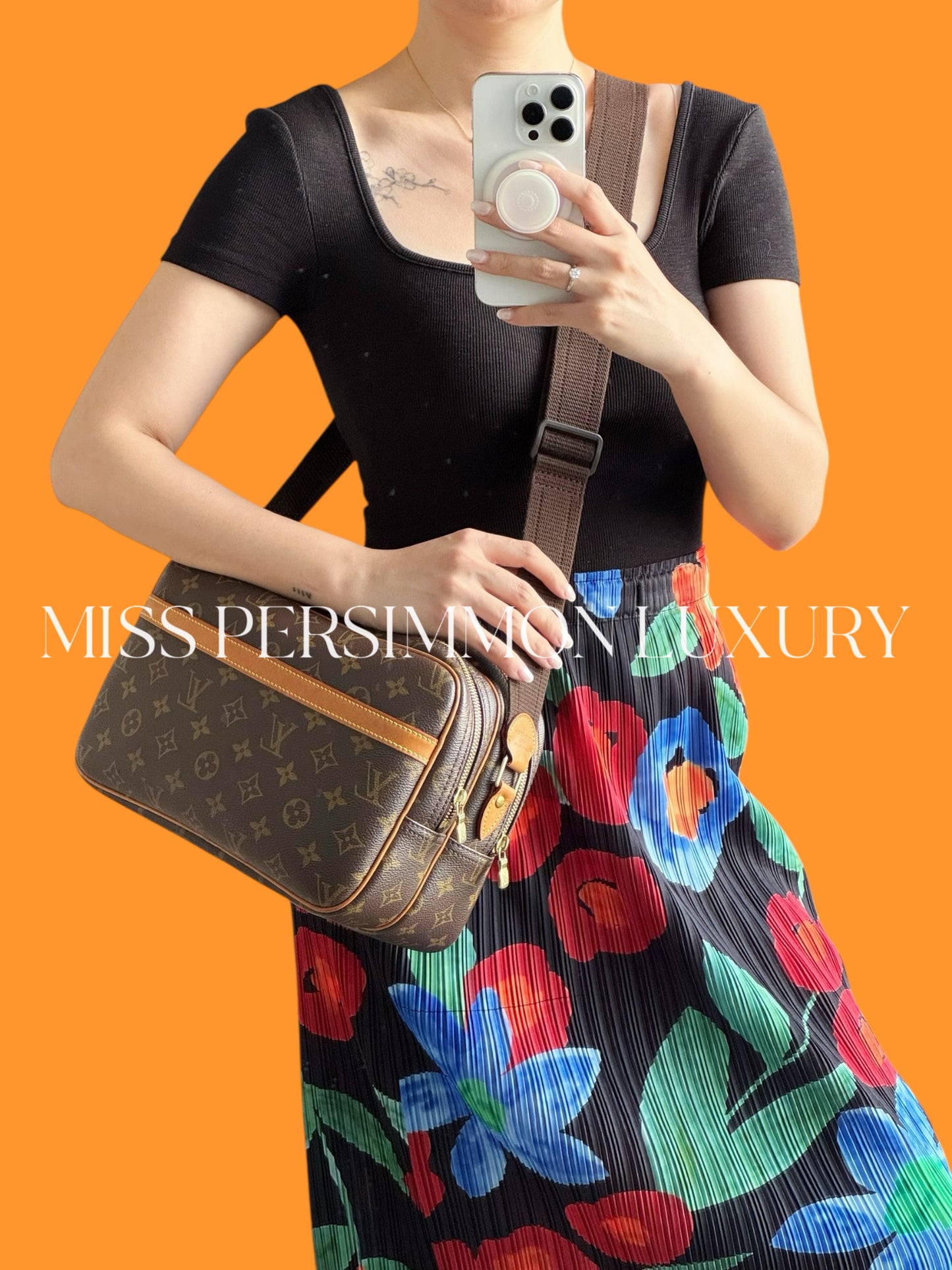 Louis Vuitton Vintage Reporter Shoulder Crossbody Bag