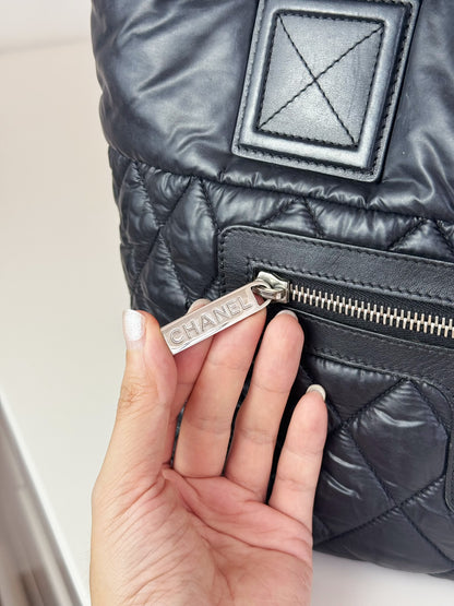 Chanel Vintage Coco Cocoon Tote Shoulder Bag