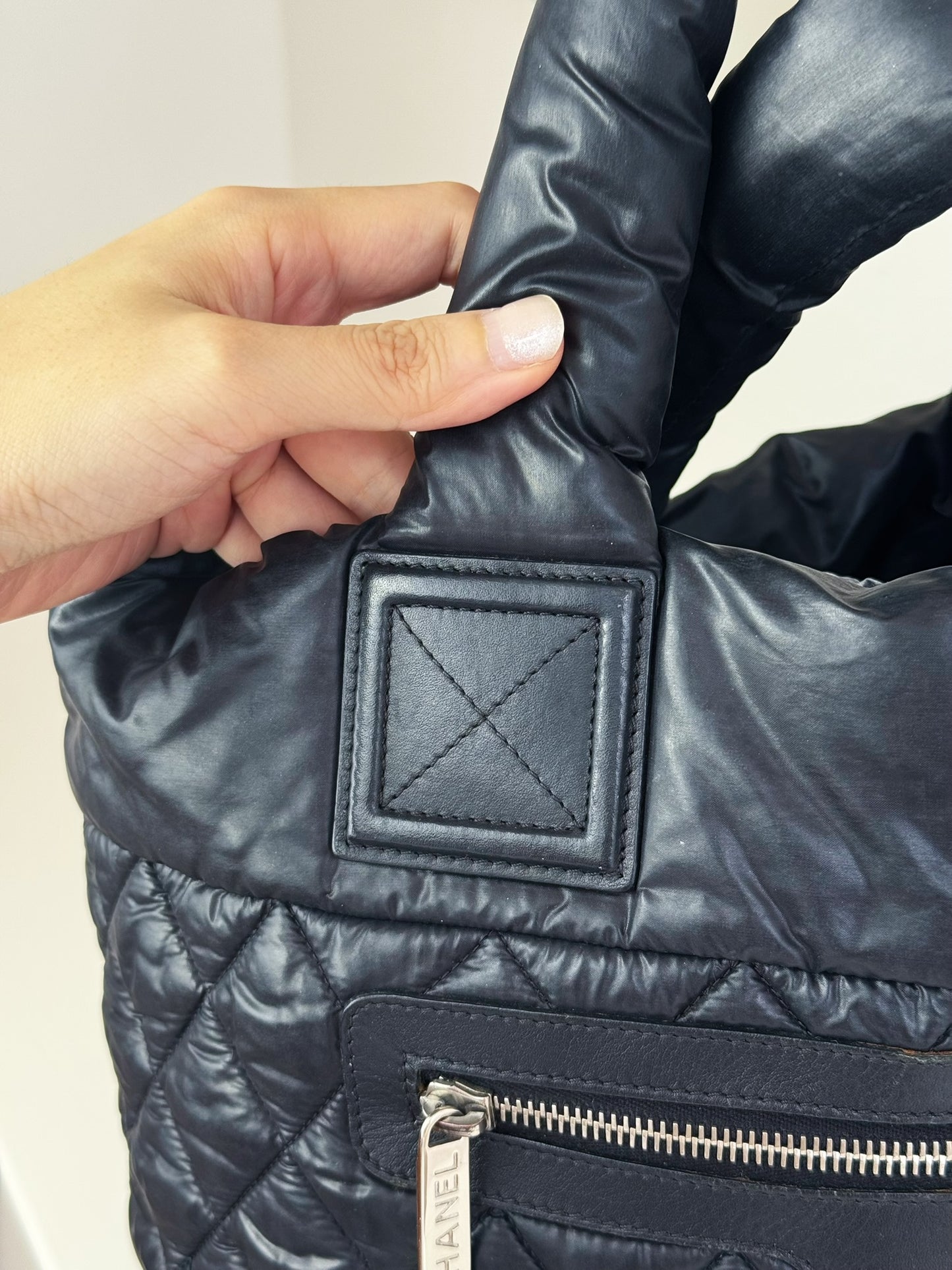 Chanel Vintage Coco Cocoon Tote Shoulder Bag