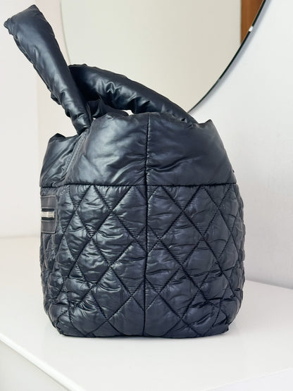 Chanel Vintage Coco Cocoon Tote Shoulder Bag