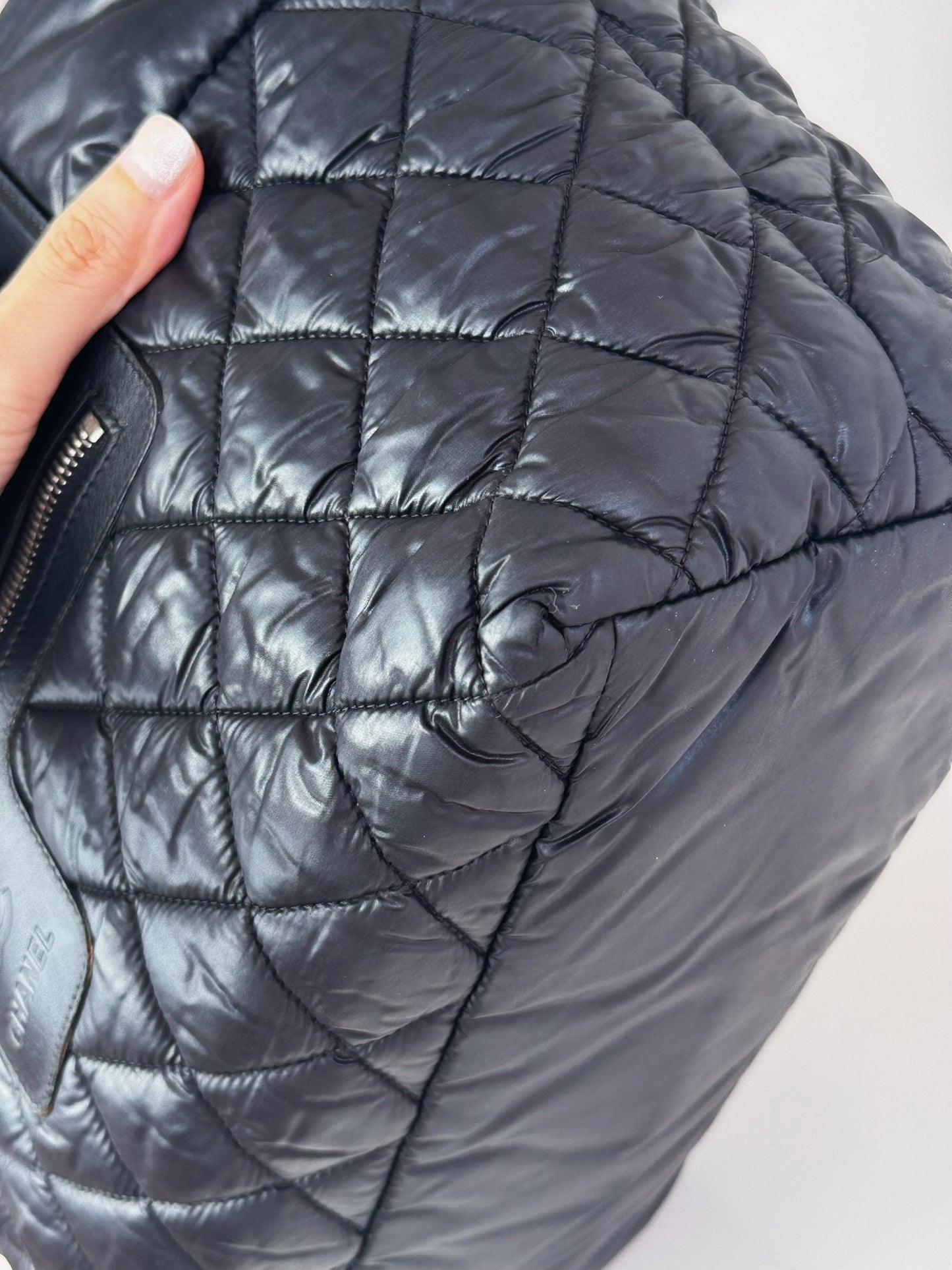 Chanel Vintage Coco Cocoon Tote Shoulder Bag