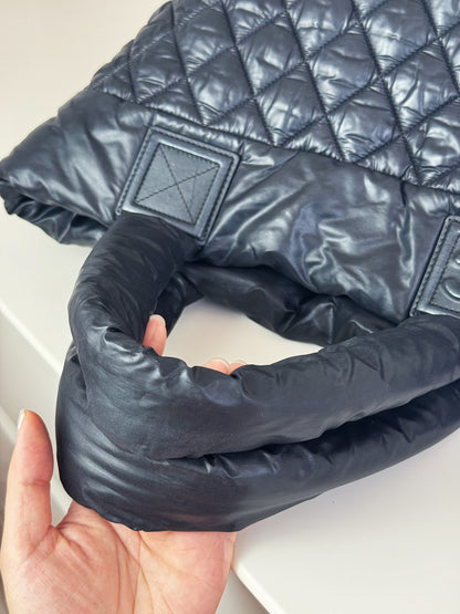 Chanel Vintage Coco Cocoon Tote Shoulder Bag