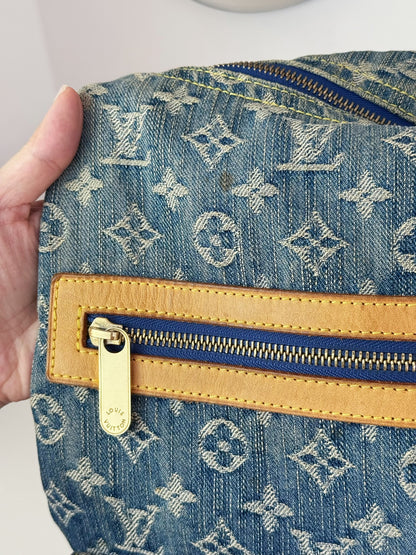 Louis Vuitton Vintage Denim Baggy GM Shoulder Bag