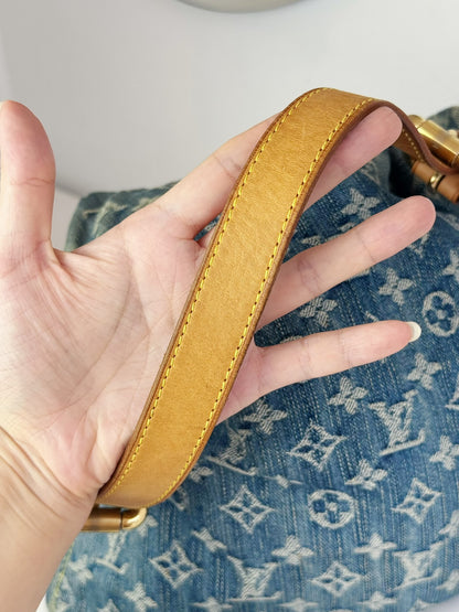 Louis Vuitton Vintage Denim Baggy GM Shoulder Bag