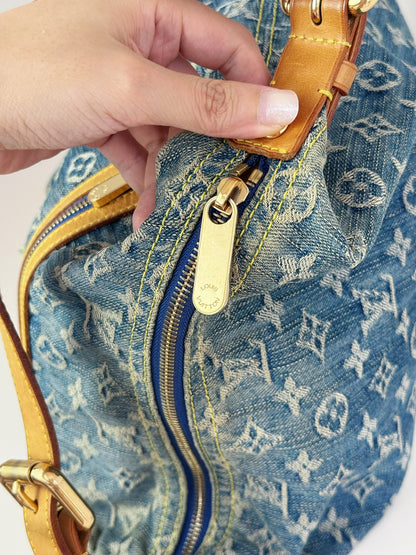 Louis Vuitton Vintage Denim Baggy GM Shoulder Bag