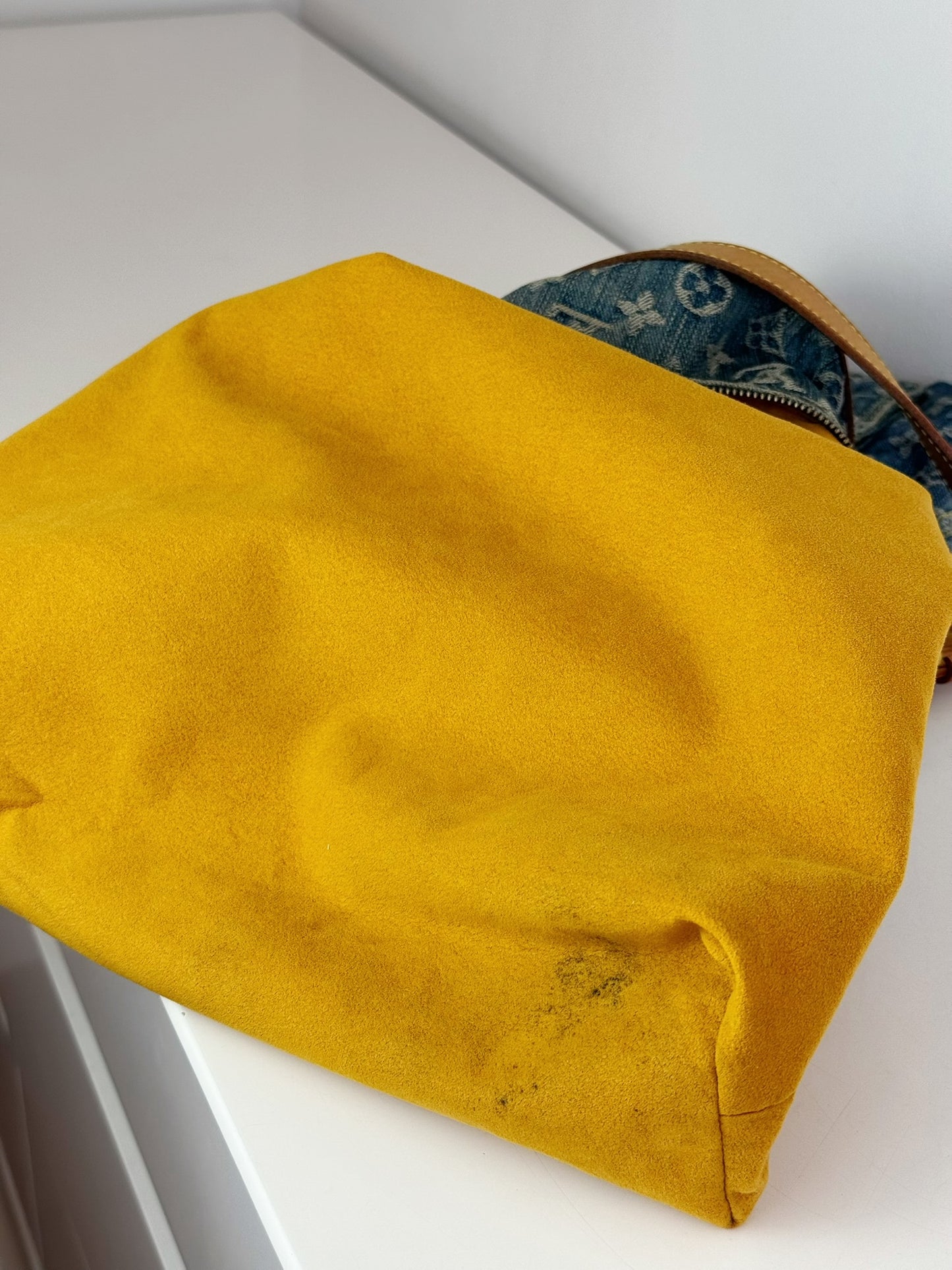 Louis Vuitton Vintage Denim Baggy GM Shoulder Bag