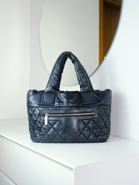 Chanel Vintage Coco Cocoon Tote Shoulder Bag