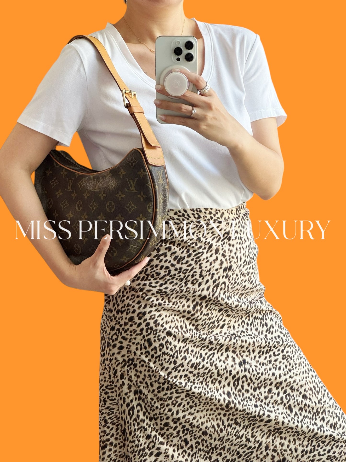 Louis Vuitton Vintage Croissant MM Shoulder Bag