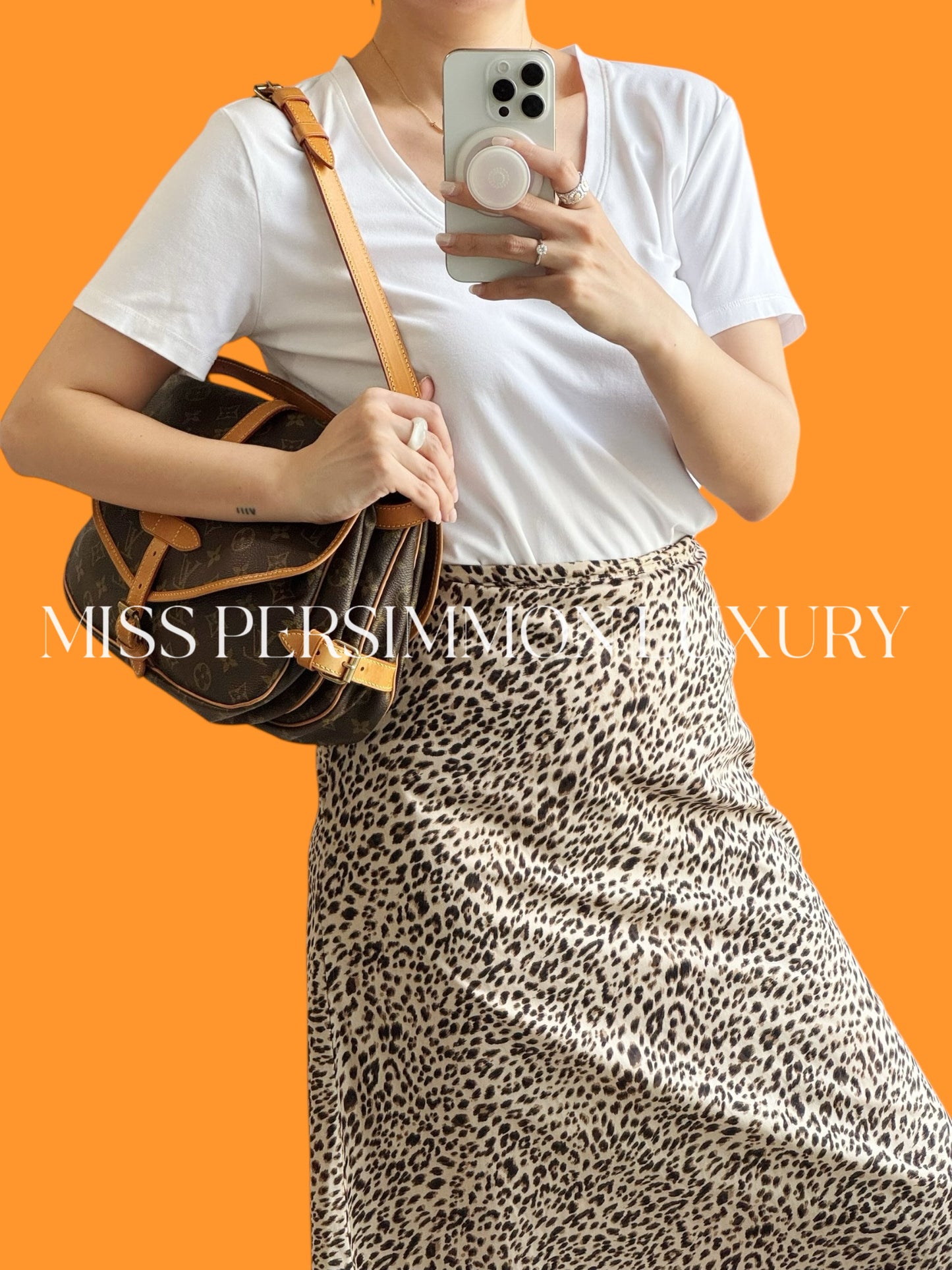 Louis Vuitton Vintage Saumur 30 Shoulder Crossbody Bag