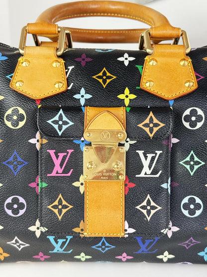 Louis Vuitton Vintage Takashi Murakami Multicolor Speedy 30 Handbag Crossbody Bag