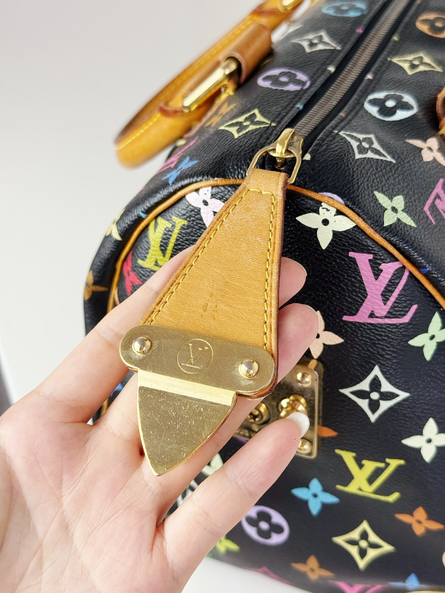 Louis Vuitton Vintage Takashi Murakami Multicolor Speedy 30 Handbag Crossbody Bag