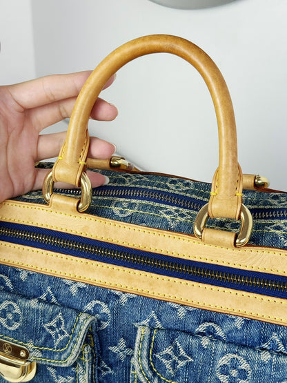 Louis Vuitton Vintage Denim Neo Speedy Handbag
