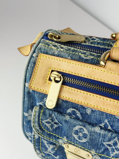 Louis Vuitton Vintage Denim Neo Speedy Handbag