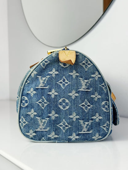 Louis Vuitton Vintage Denim Neo Speedy Handbag