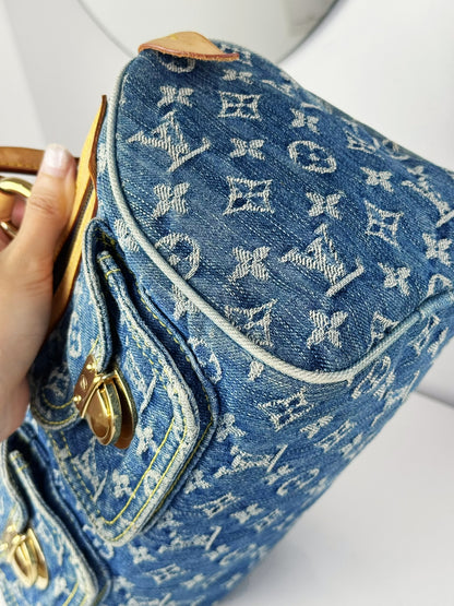 Louis Vuitton Vintage Denim Neo Speedy Handbag