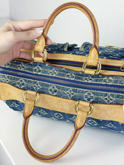 Louis Vuitton Vintage Denim Neo Speedy Handbag