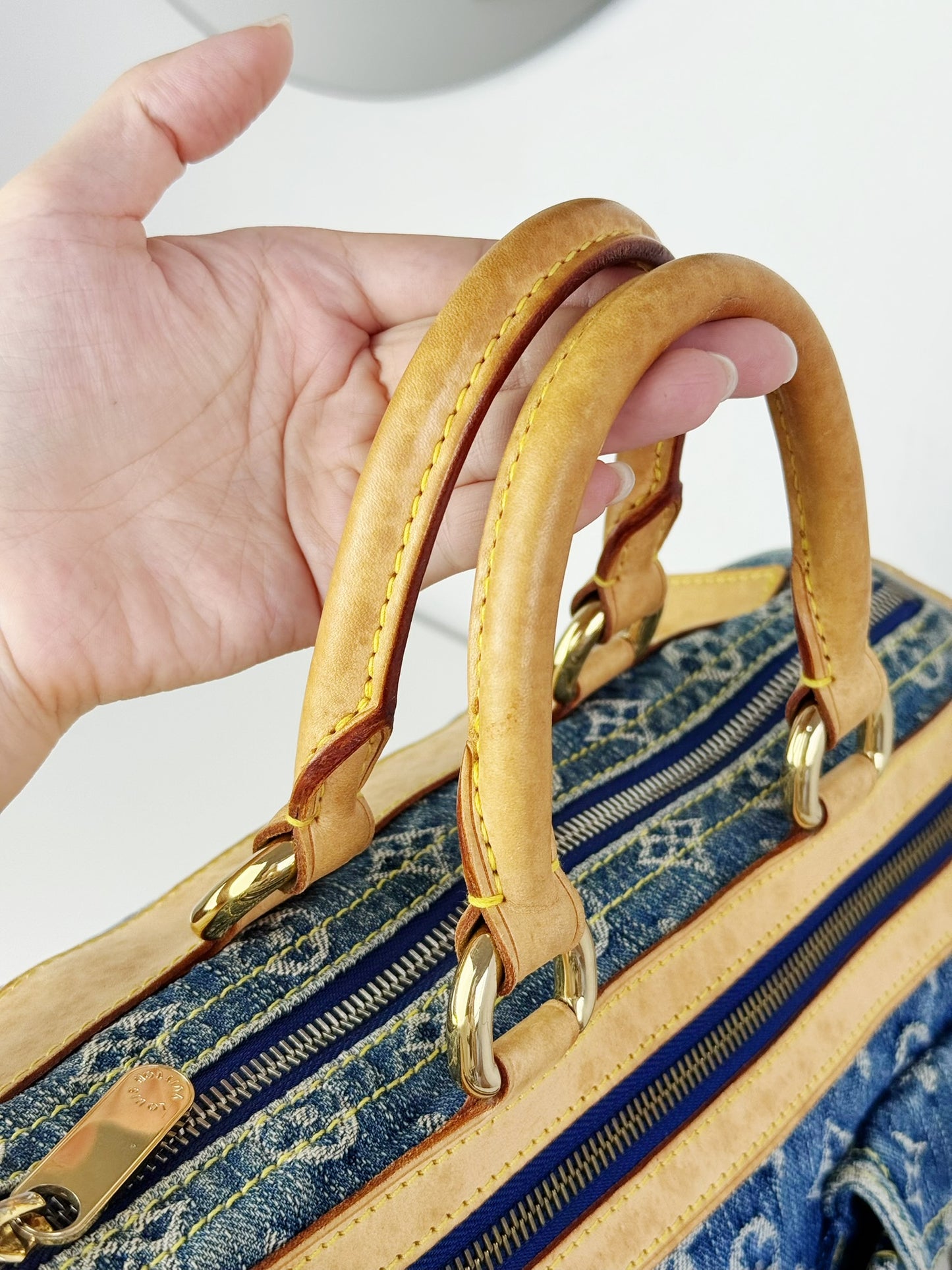 Louis Vuitton Vintage Denim Neo Speedy Handbag