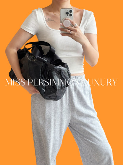 Chanel Vintage Coco Mark Sport Line Shoulder Gym Bag