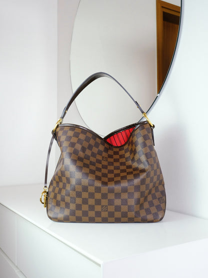 Louis Vuitton Vintage Damier Delightful PM Tote Crossbody Bag