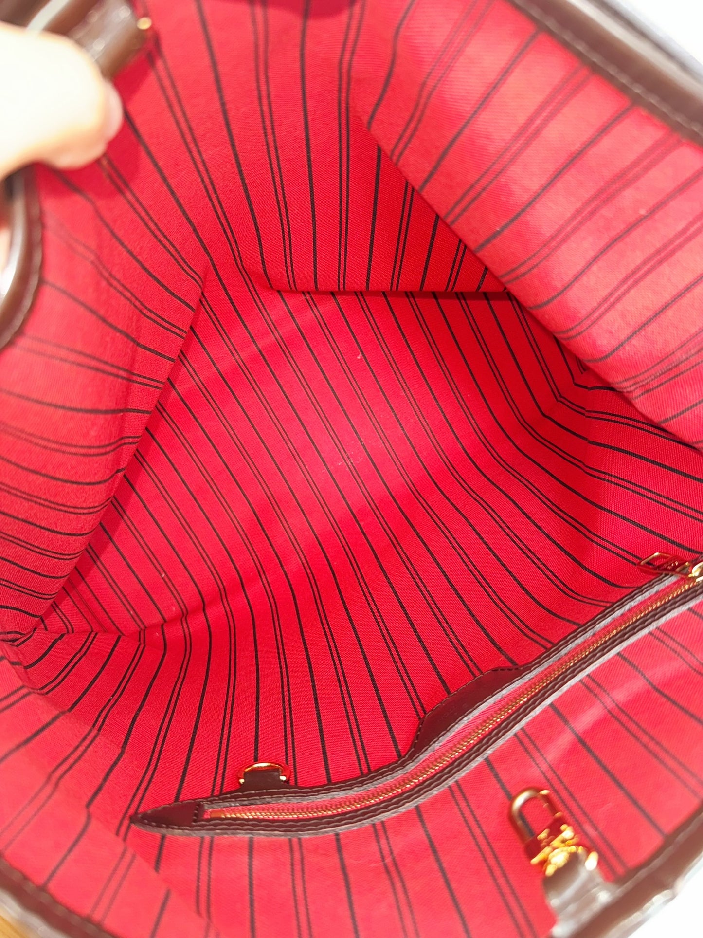 Louis Vuitton Vintage Damier Delightful PM Tote Crossbody Bag