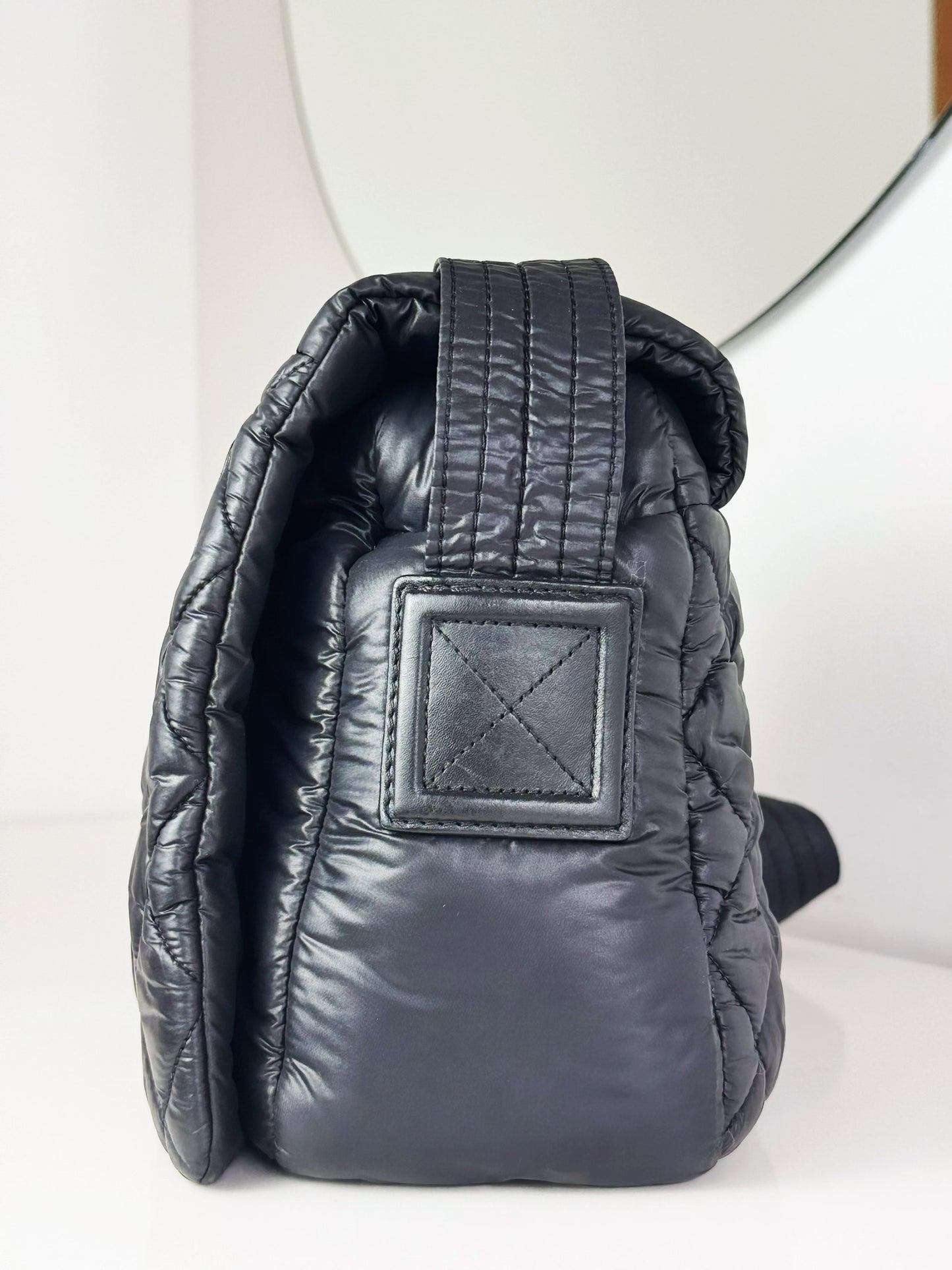 Chanel Vintage Coco Cocoon Flap Messenger Shoulder Crossbody Bag