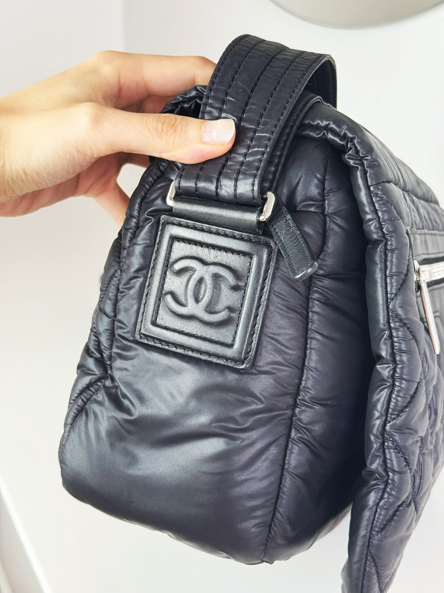 Chanel Vintage Coco Cocoon Flap Messenger Shoulder Crossbody Bag