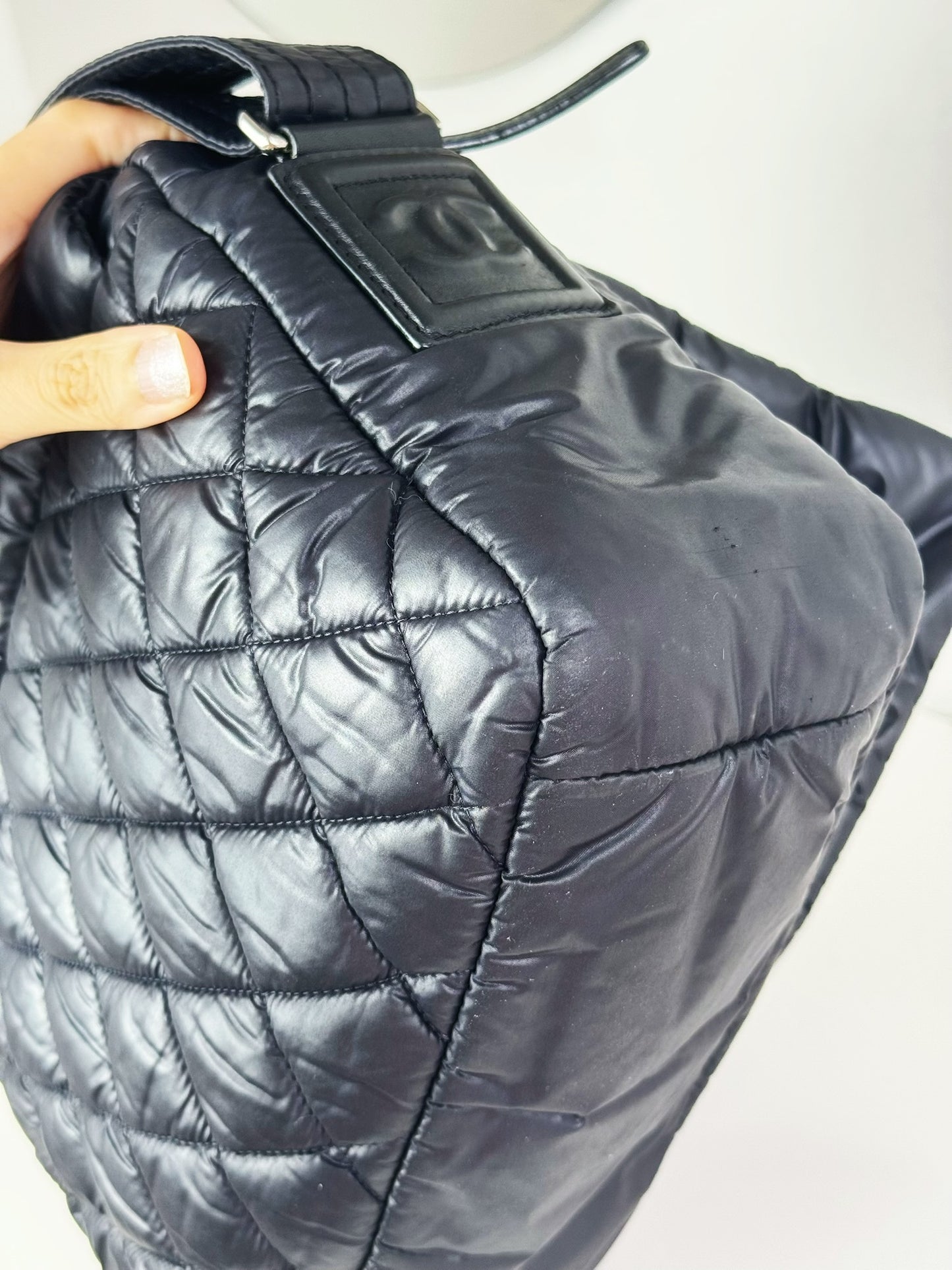 Chanel Vintage Coco Cocoon Flap Messenger Shoulder Crossbody Bag