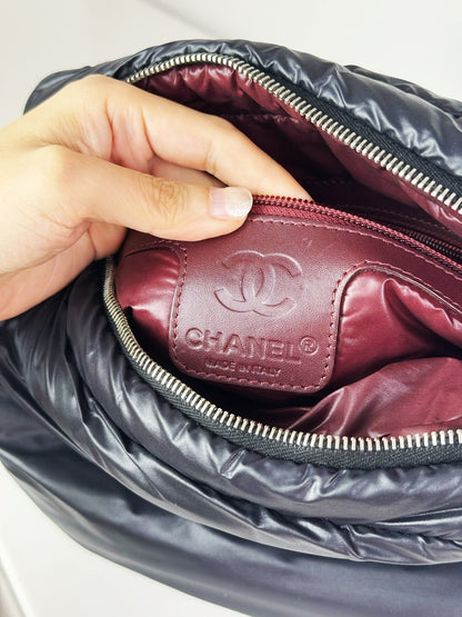 Chanel Vintage Coco Cocoon Flap Messenger Shoulder Crossbody Bag