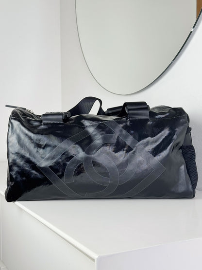 Chanel Vintage Coco Mark Sport Line Shoulder Gym Bag