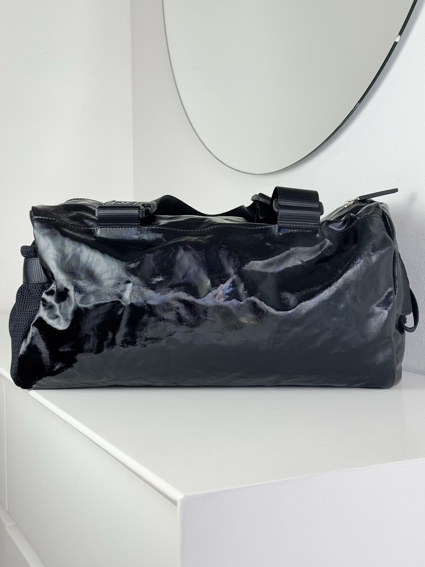 Chanel Vintage Coco Mark Sport Line Shoulder Gym Bag