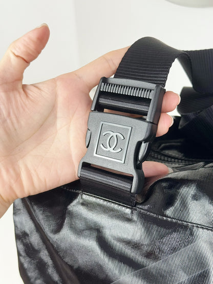 Chanel Vintage Coco Mark Sport Line Shoulder Gym Bag