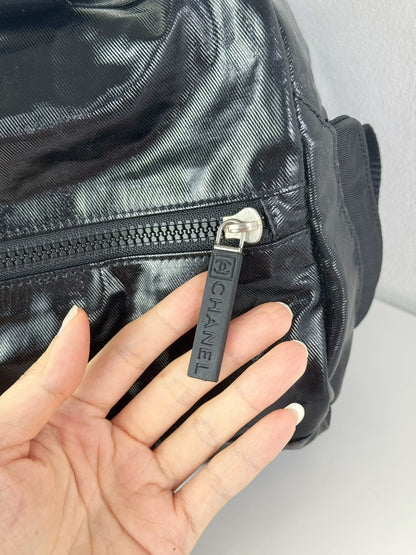 Chanel Vintage Coco Mark Sport Line Shoulder Gym Bag