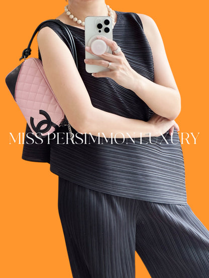 Chanel Vintage Pink Cambon Shoulder Bag