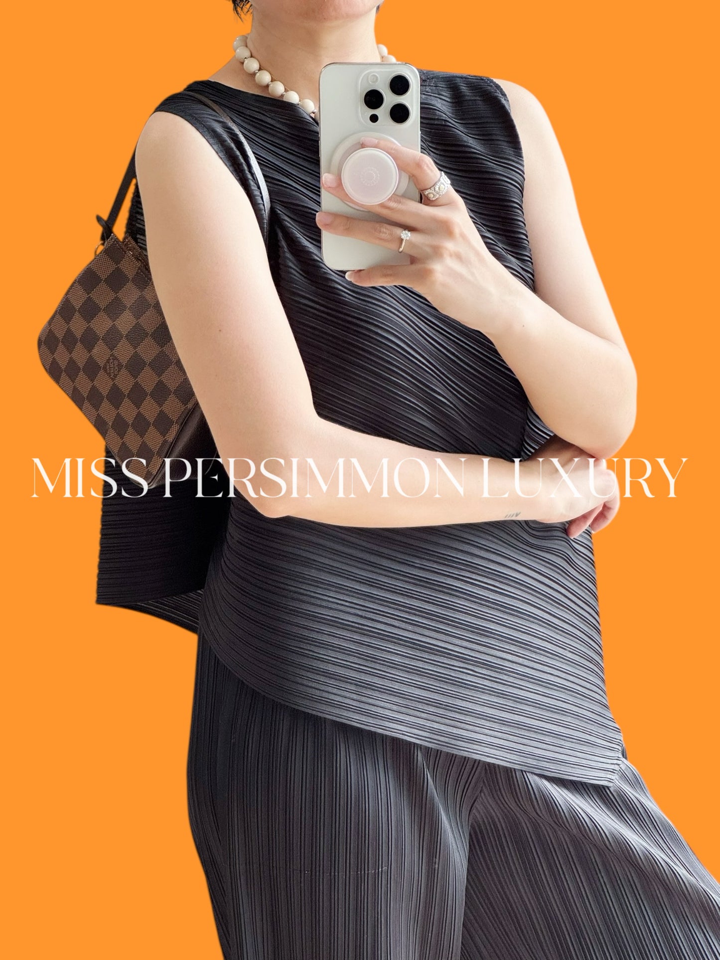 Louis Vuitton Vintage Damier Trousse Pochette Shoulder Crossbody Bag