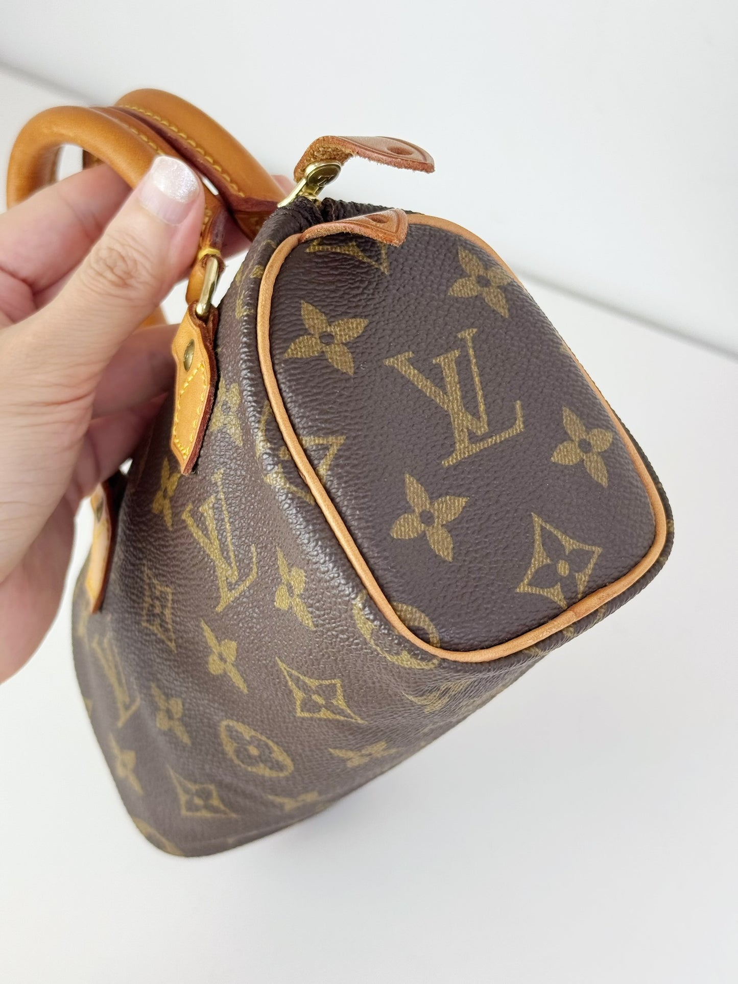 Louis Vuitton Vintage Mini Speedy Handbag Crossbody Bag