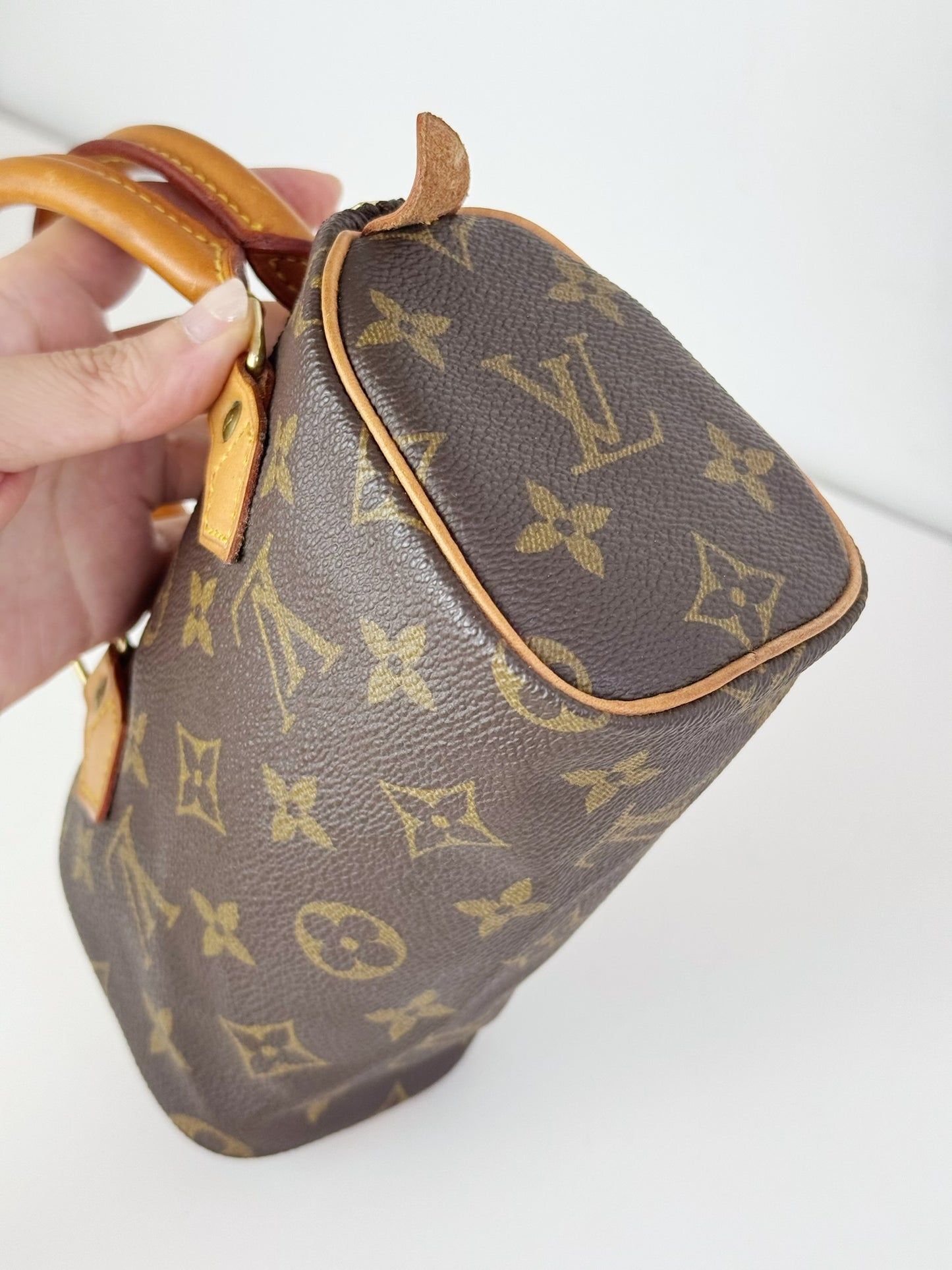 Louis Vuitton Vintage Mini Speedy Handbag Crossbody Bag