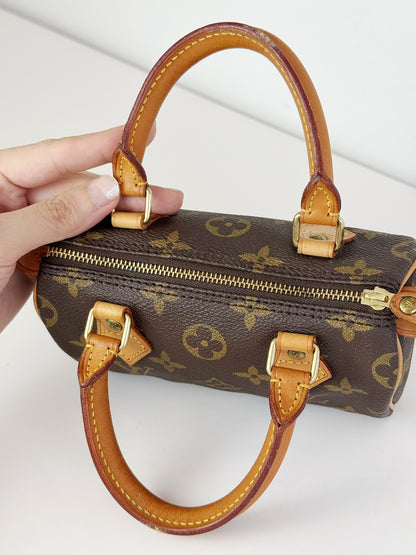 Louis Vuitton Vintage Mini Speedy Handbag Crossbody Bag