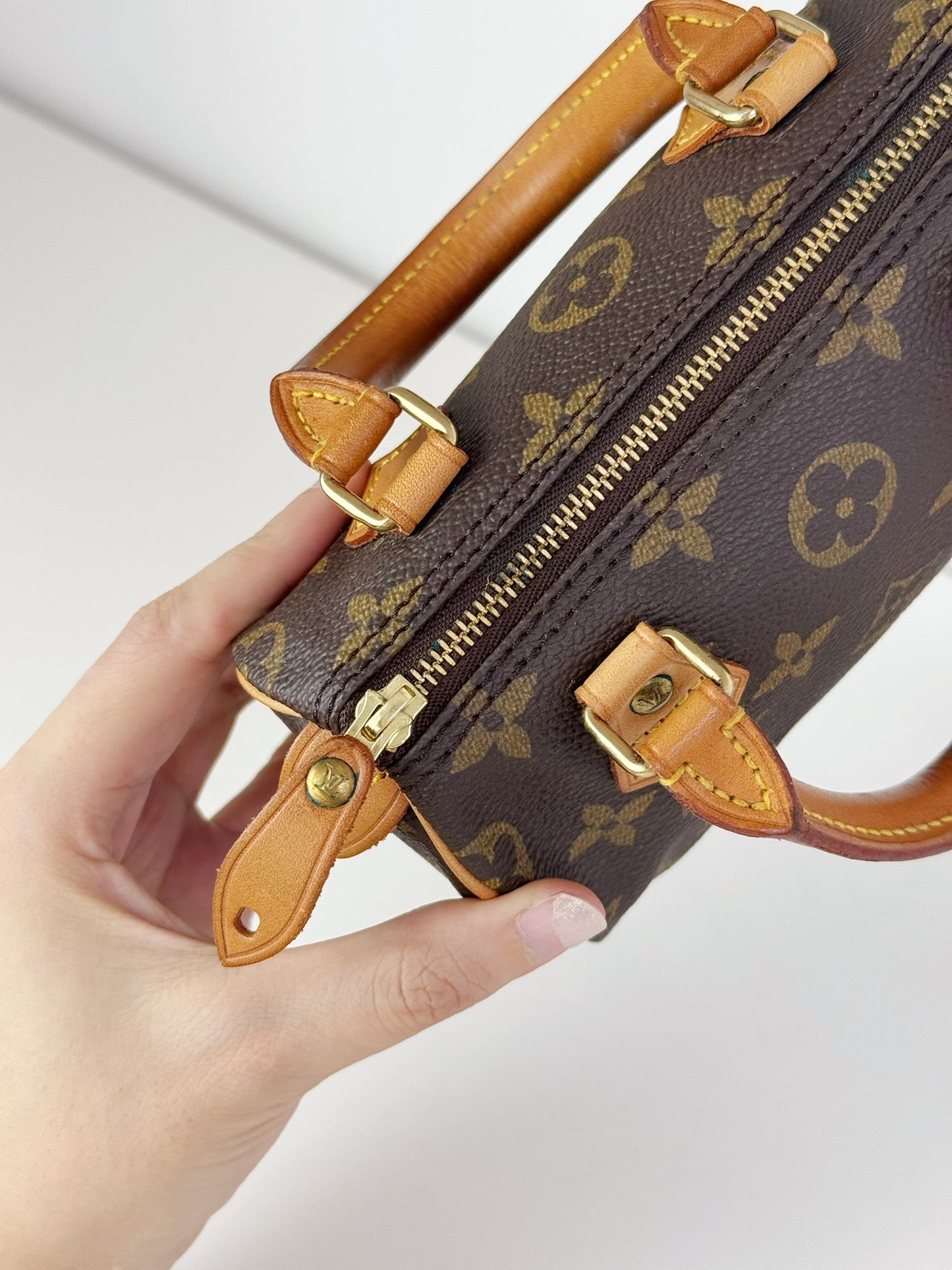 Louis Vuitton Vintage Mini Speedy Handbag Crossbody Bag