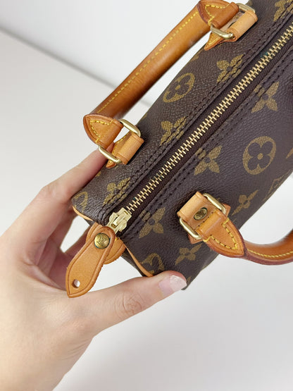 Louis Vuitton Vintage Mini Speedy Handbag Crossbody Bag